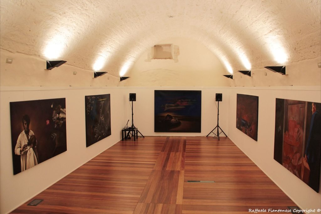 Una delle sale espositive del Museo di Cassano