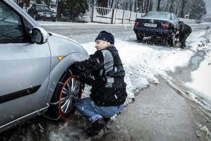 catene alle auto