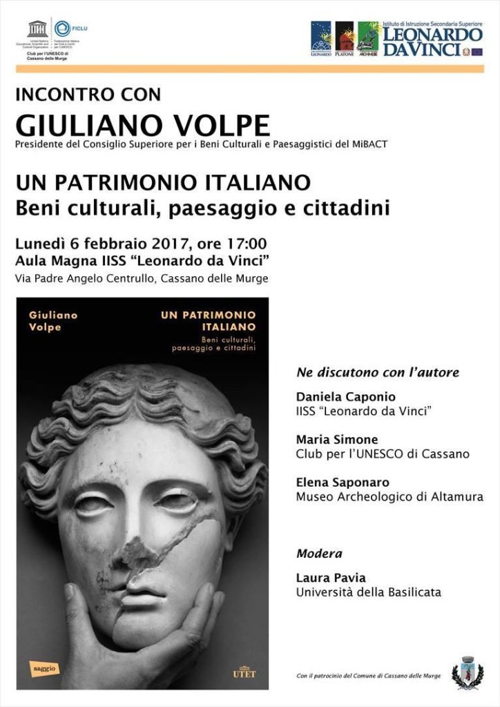 manifesto beni culturali