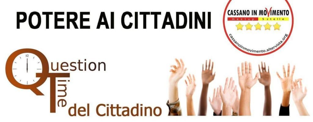 question time cittadino